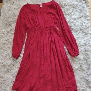 NWOT Isabel Maternity Red Floral Dress